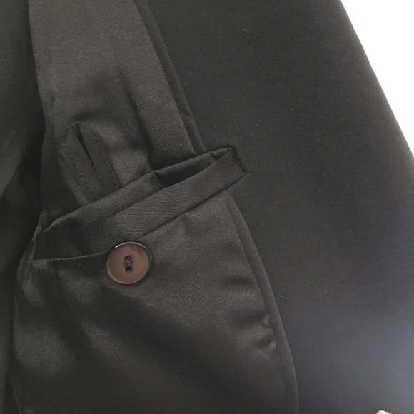 NWOT Diane Von Furstenberg Flynn Blazer Black cady - Picture 7 of 9